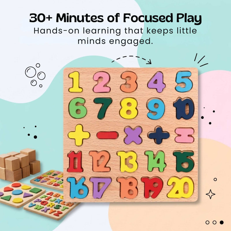TibaToes™ Montessori Little Learners Puzzle