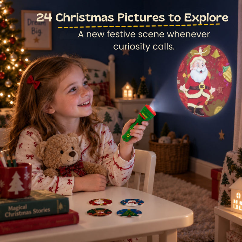 TibaToes™ Christmas Story Flashlight Projector