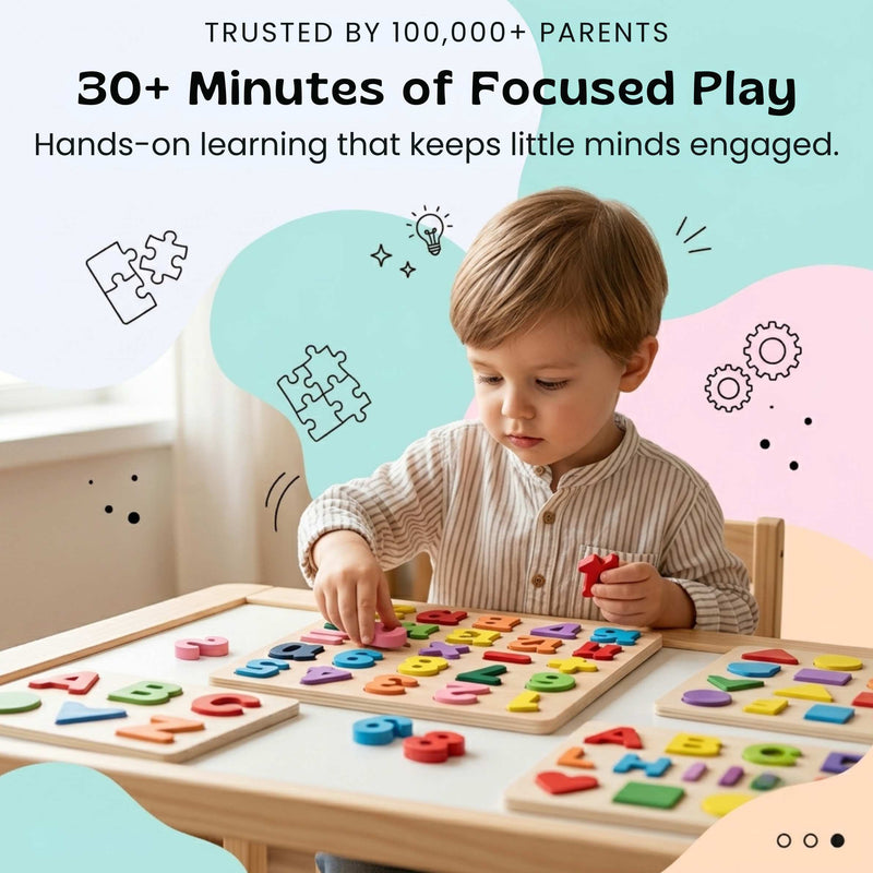 TibaToes™ Montessori Little Learners Puzzle