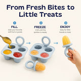 TibaToes™ Little Bites Silicone Feeder & Teether Set