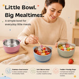 TibaToes™ BearGrip Stainless Steel Suction Bowl