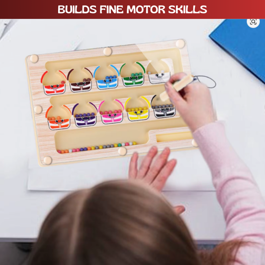 TibaToes™ Montessori Magnetic Monster Sorting Board