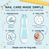 TibaToes™ Gentle Baby Nail Trimmer Set
