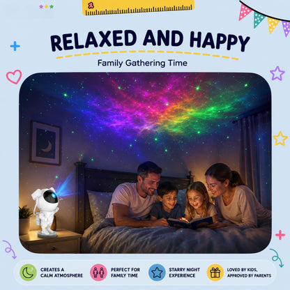 TibaToes™ Astronaut Galaxy Night Light Projector