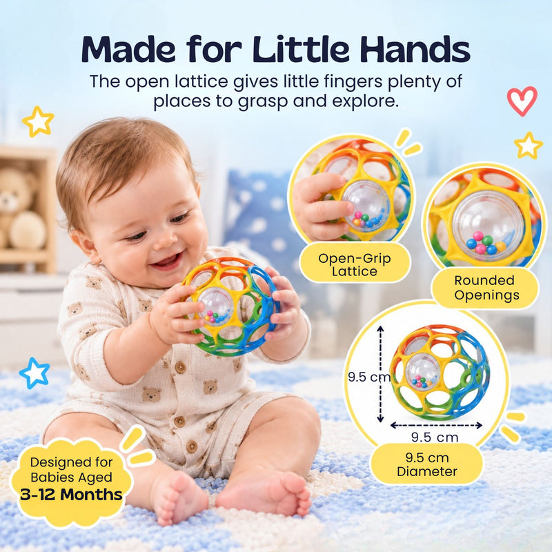 TibaToes™ RainbowRoll Baby Sensory Ball