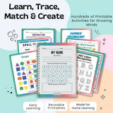 TibaKids Educational Activity Pack 1,000+ Pages