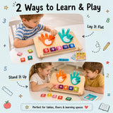 TibaToes™ Wooden Finger Math Counting Board