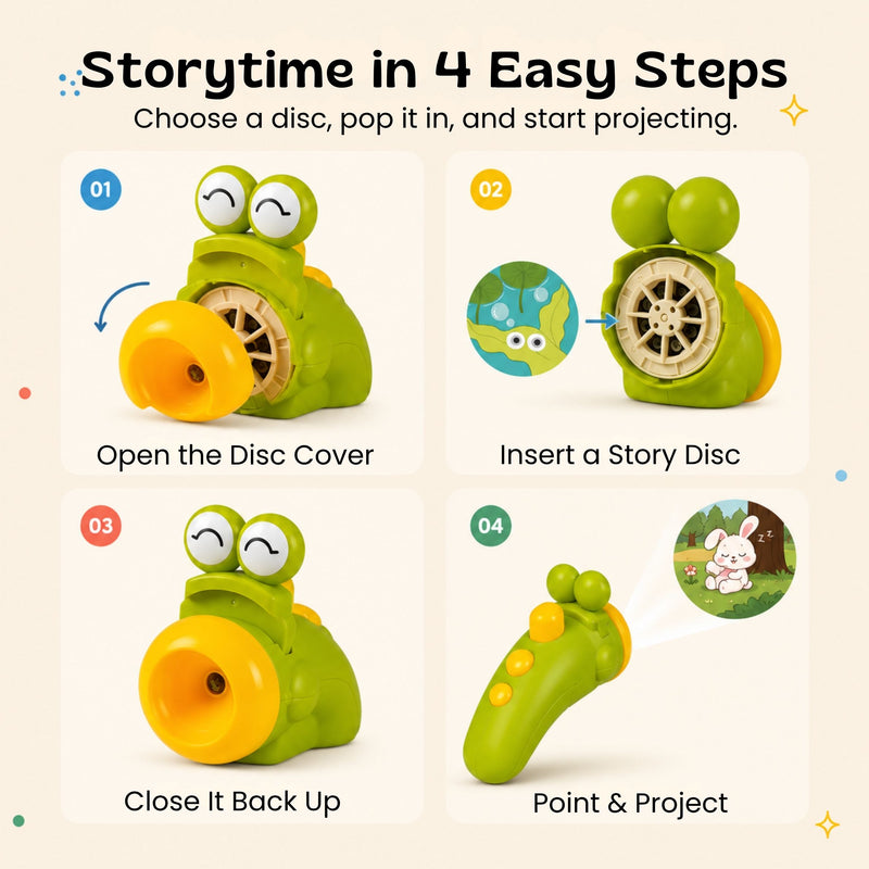 TibaToes™ Dino Story Projection Flashlight