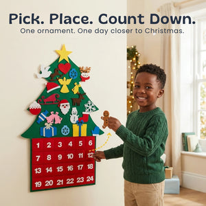 TibaToes™ Felt Christmas Countdown Tree photo 2