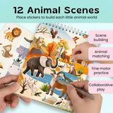 TibaToes™ WildScene Sticker Adventure Book
