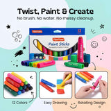 TibaToes™ RainbowGlide Washable Paint Sticks