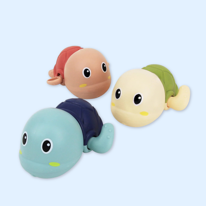 TibaToes™ 3-Pack Turtle Bathtub Toys