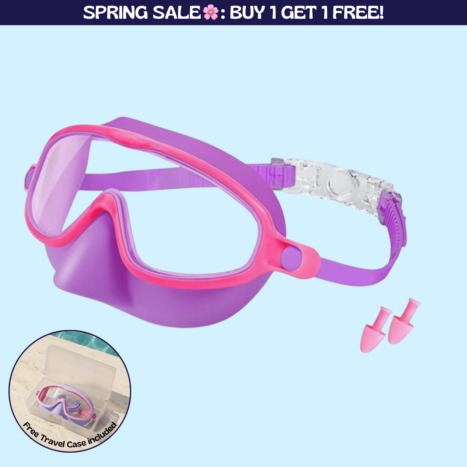 TibaToes™ Clip-On Swim Goggles