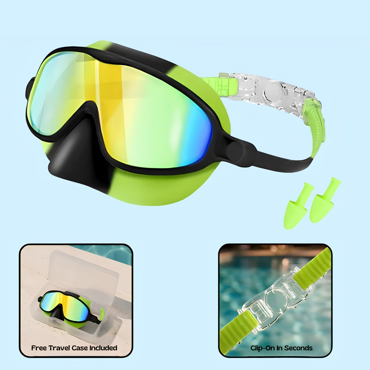 TibaToes™ Clip-On Swim Goggles