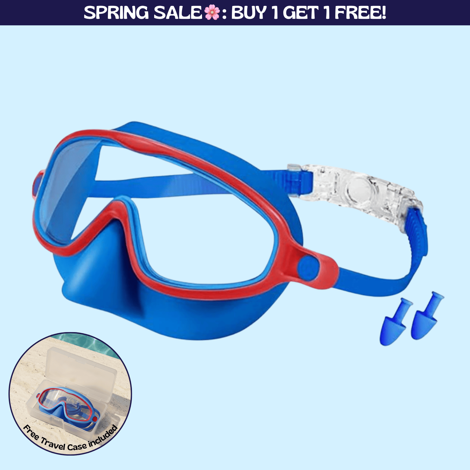 TibaToes™ Clip-On Swim Goggles