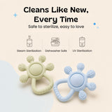 TibaToes™ LittleGrip Silicone Teether Rattle