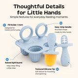 TibaToes™ Little Bites Silicone Feeder & Teether Set
