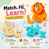 TibaToes™ Animal Alphabet Puzzle Set