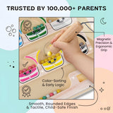 TibaToes™ Montessori Magnetic Monster Sorting Board