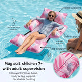 TibaToes™ DriftLeaf Pool Hammock Float