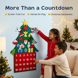 TibaToes™ Felt Christmas Countdown Tree photo 3