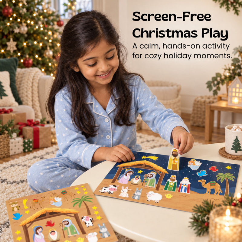 TibaToes™ Christmas Nativity Sticker Story Set