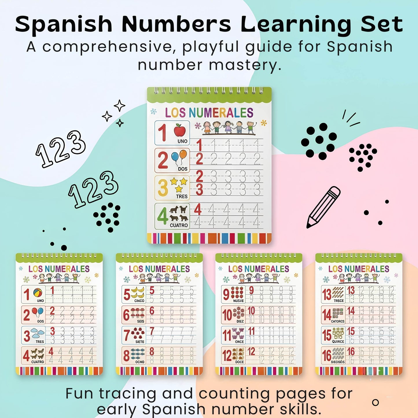 TibaToes™ Bilingual Magic Writing Workbook