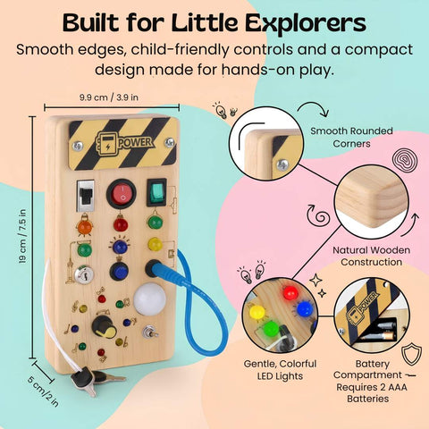 TibaToes™ Montessori Switch Board