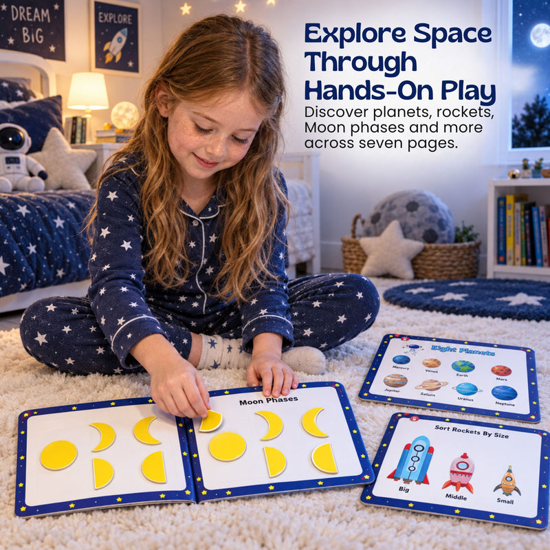 TibaToes™ Space & Body Quiet Book