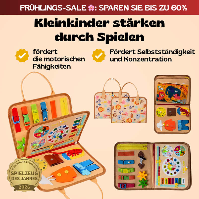TibaToes™ Montessori-Aktivitätsbrett