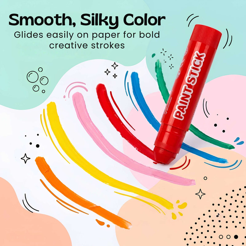 TibaToes™ RainbowGlide Washable Paint Sticks