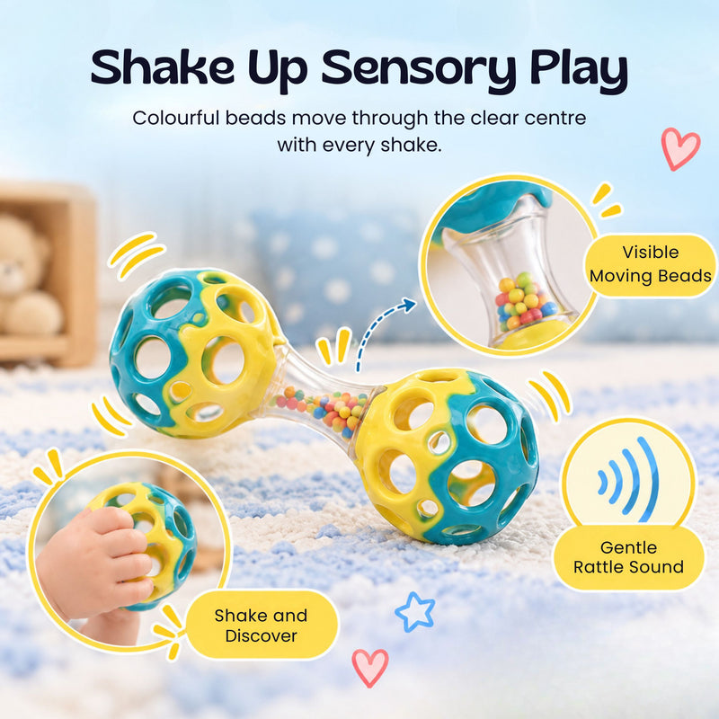 TibaToes™ ColourPop Baby Rattle Ball