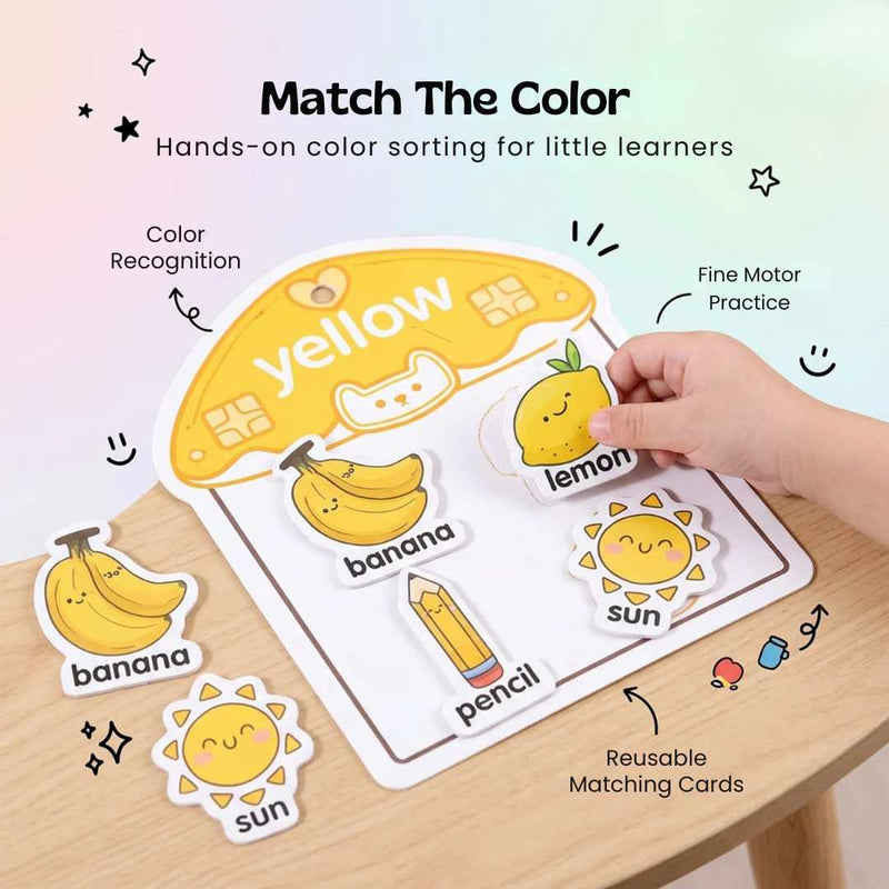 TibaToes™ Color Match Sticker Book