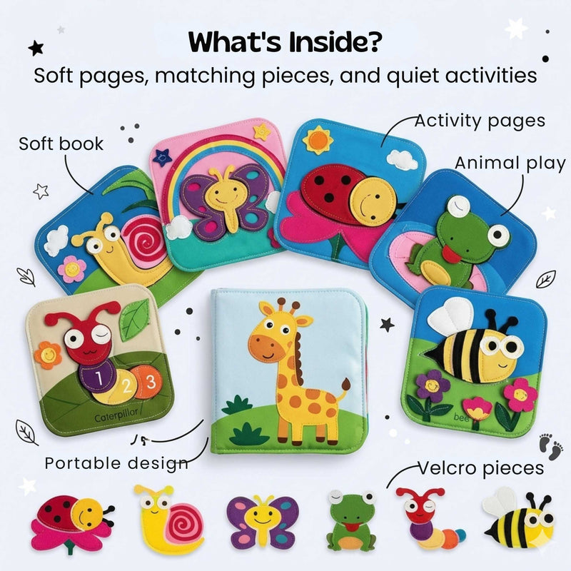 TibaToes™ BusyBuddy Fine Motor Book