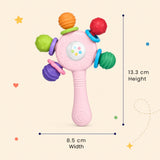 TibaToes™ RainbowGrip Baby Teether Rattle