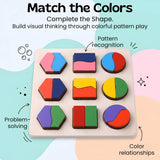 TibaToes™ Montessori träpussel