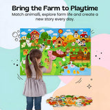 TibaToes™ StoryScape Felt Activity Board