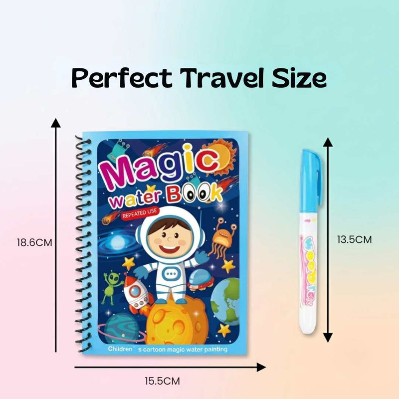 TibaToes™ Mess-Free Reusable Water Coloring Books