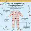 TibaToes™ Soft Zip Baby Romper