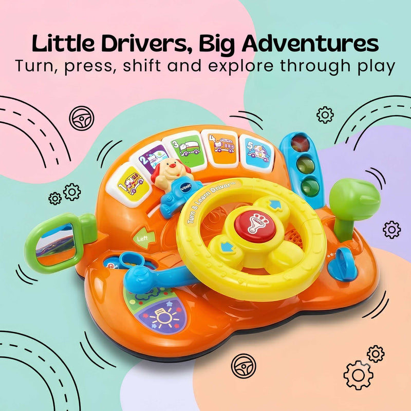 TibaToes™ LittleDriver Learning Steering Wheel