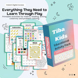 TibaKids Educational Activity Pack 1,000+ Pages