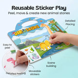 TibaToes™ CarryScene Reusable Sticker Book