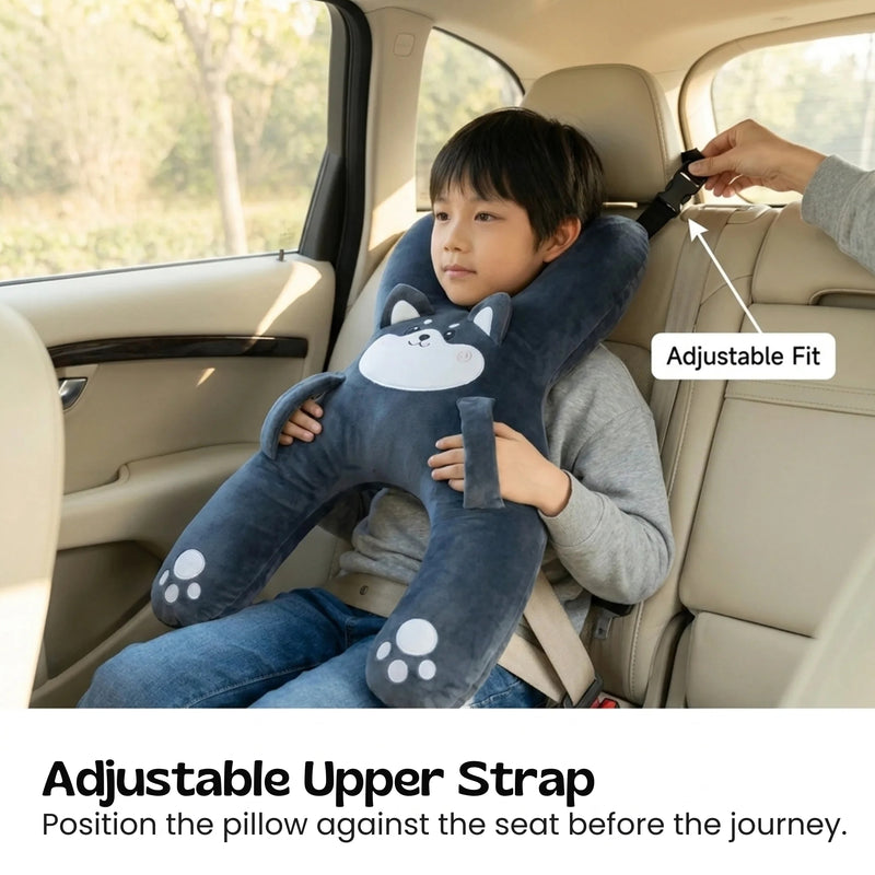 TibaToes™ HugRide Kids Travel Neck Pillow