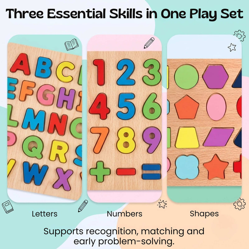 TibaToes™ Montessori Little Learners Puzzle
