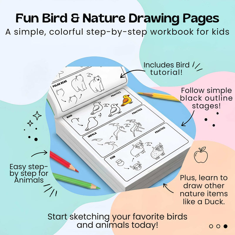 TibaToes™ Step-by-Step Drawing Workbook