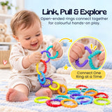 TibaToes™ RainbowLink Baby Grasping Rings