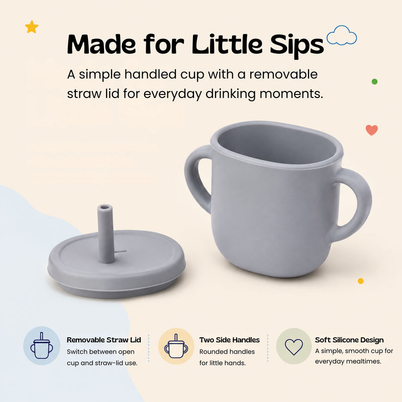TibaToes™ Sip & Snack Silicone Training Cup