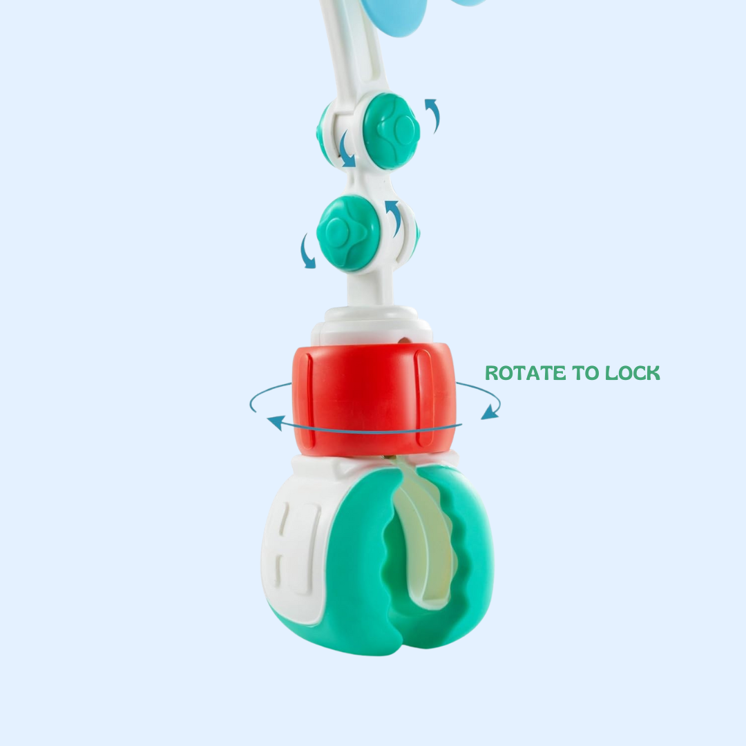 TibaToes™ Montessori Play Arch | Screen-Free Travel Toy