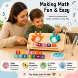 TibaToes™ Wooden Finger Math Counting Board