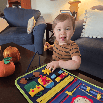TibaToes™ Montessori Busy Board